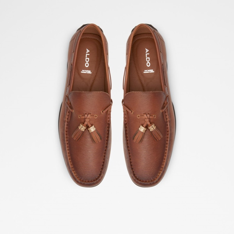 Fashion Aldo Sheremo Driving Shoe Cognac