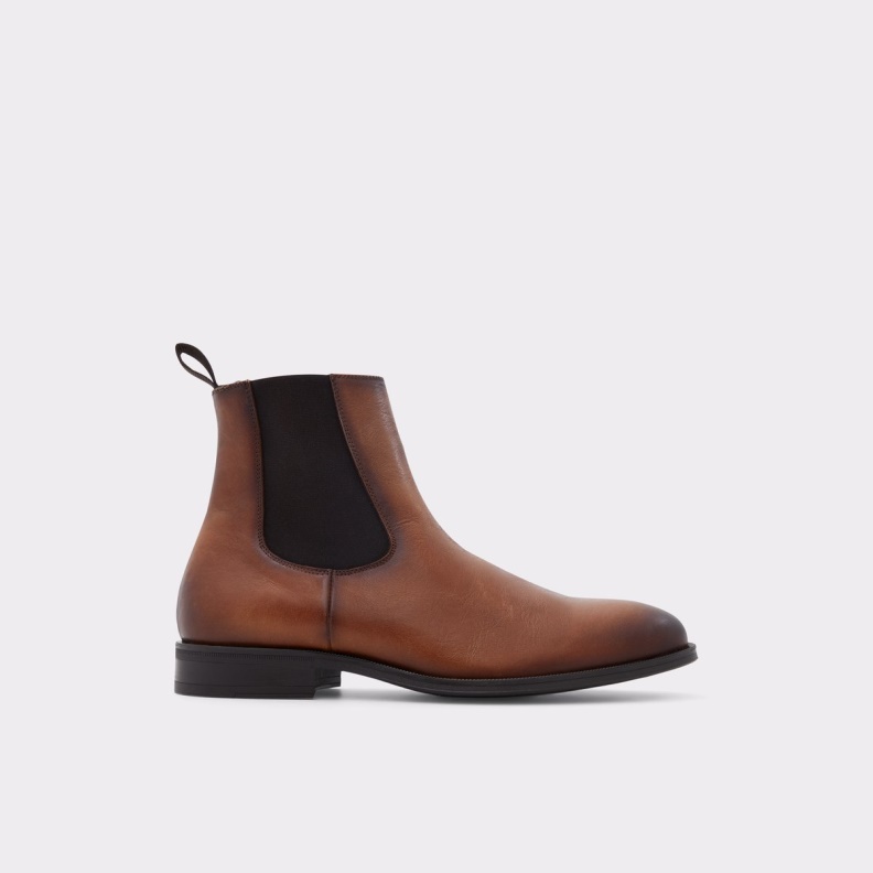 Cognac New Arrival Shuman Chelsea Boot Aldo Fashion