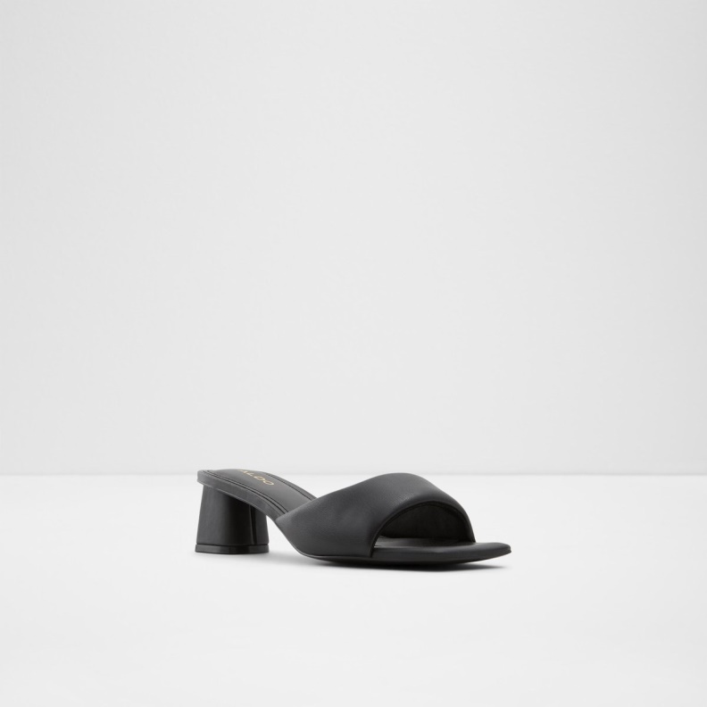 Simalia Heeled Mule Black Aldo Fashion