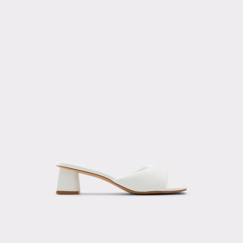Aldo Simalia Heeled Mule White Fashion