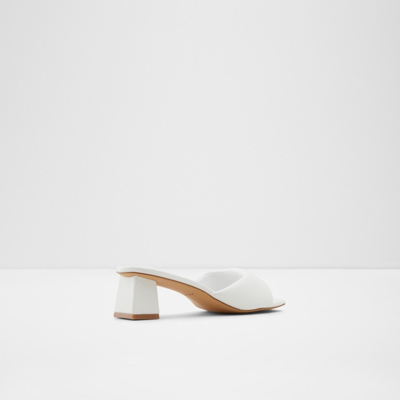 Aldo Simalia Heeled Mule White Fashion