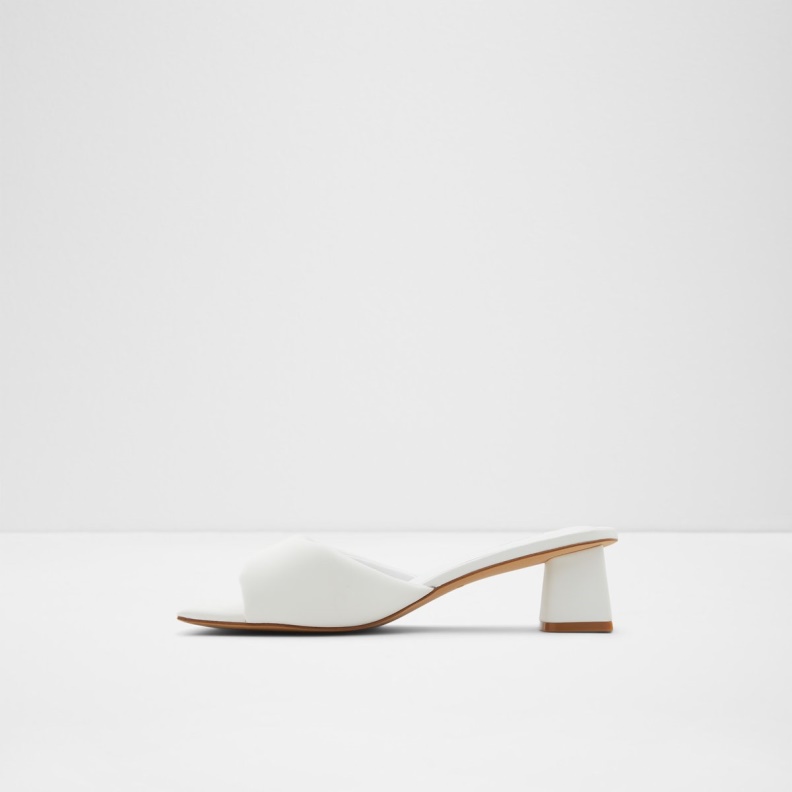 Aldo Simalia Heeled Mule White Fashion