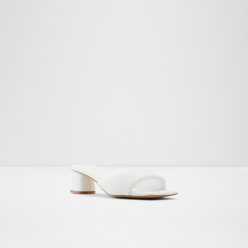 Aldo Simalia Heeled Mule White Fashion