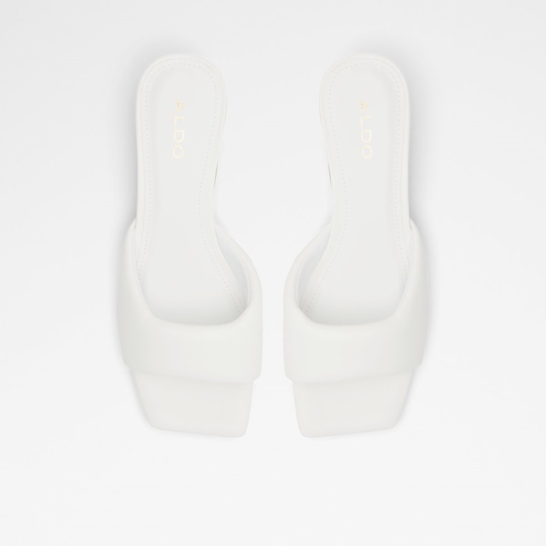 Aldo Simalia Heeled Mule White Fashion