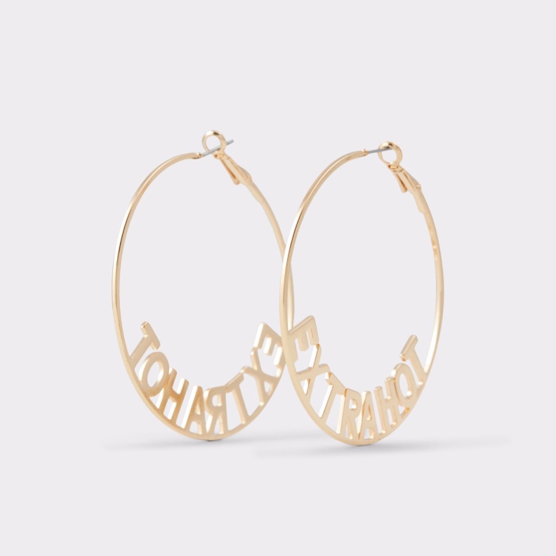 Fashion Aldo Last Chance Skerth Earrings Gold
