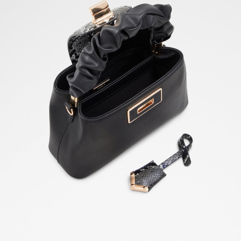 Aldo Snakie Top Handle Bag Black Fashion