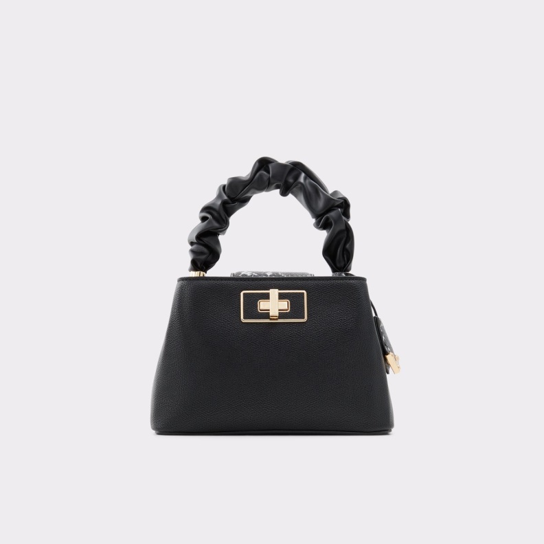 Black Fashion Aldo Snakie Top Handle Bag