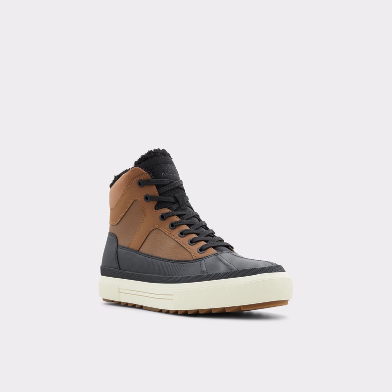 Aldo New Arrival Snowmass Low Top Sneaker Cup Sole Cognac Fashion