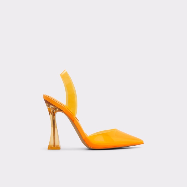 Solanti Sling Back High Heel Aldo Fashion Bright Orange
