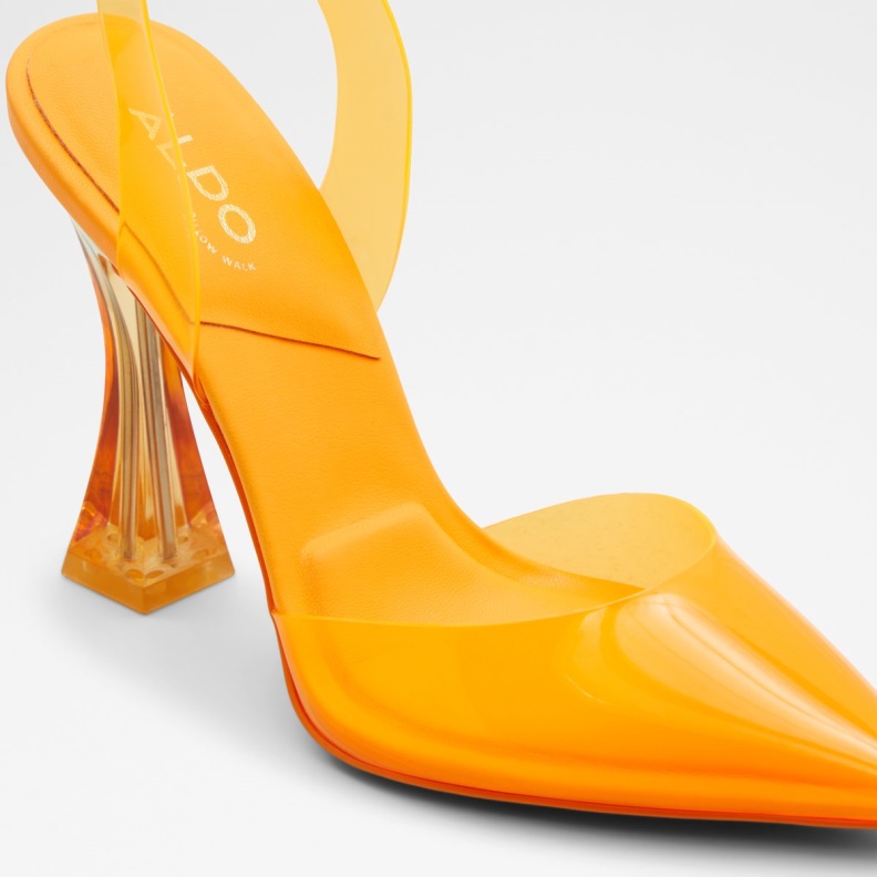 Solanti Sling Back High Heel Aldo Fashion Bright Orange