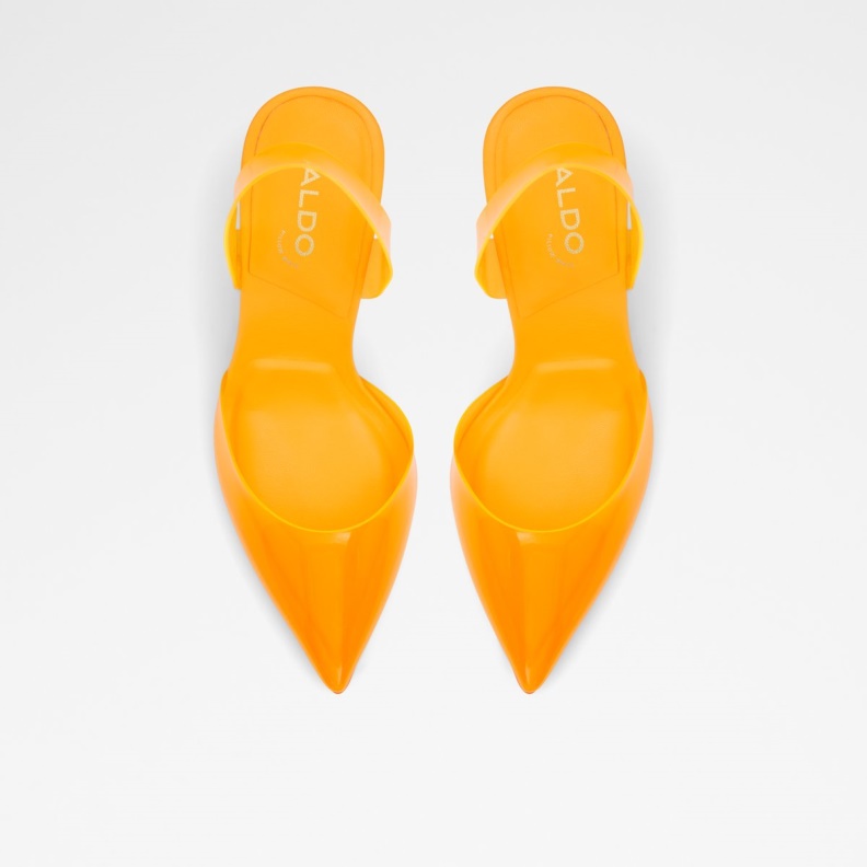 Solanti Sling Back High Heel Aldo Fashion Bright Orange