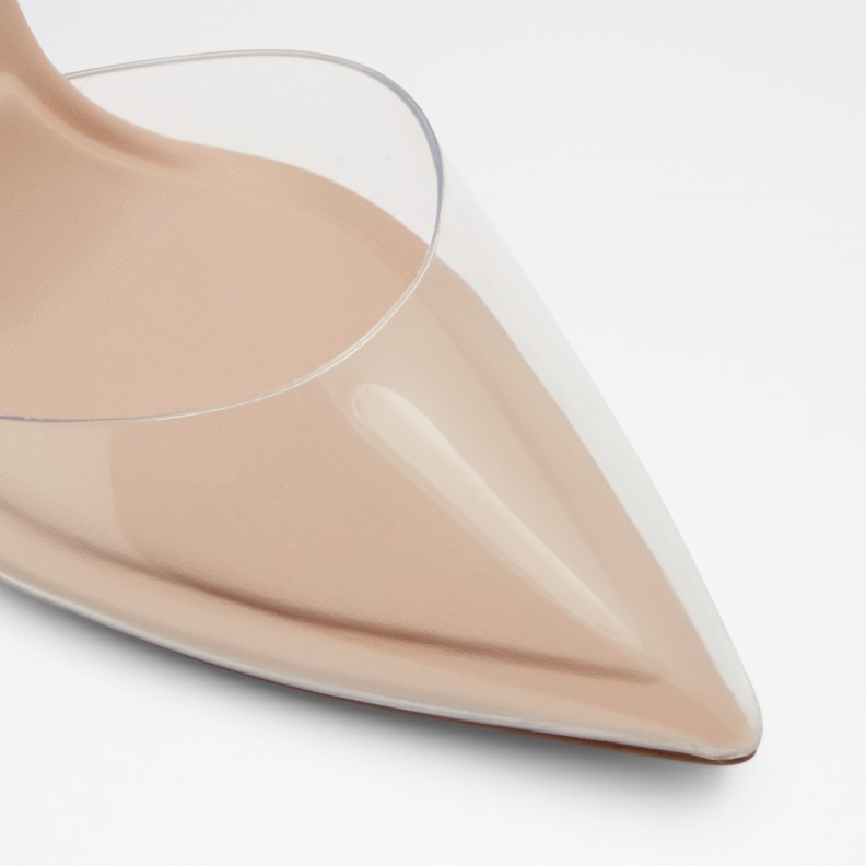 Clear Fashion Aldo Solara Strappy Heeled Sandal Stiletto Heel