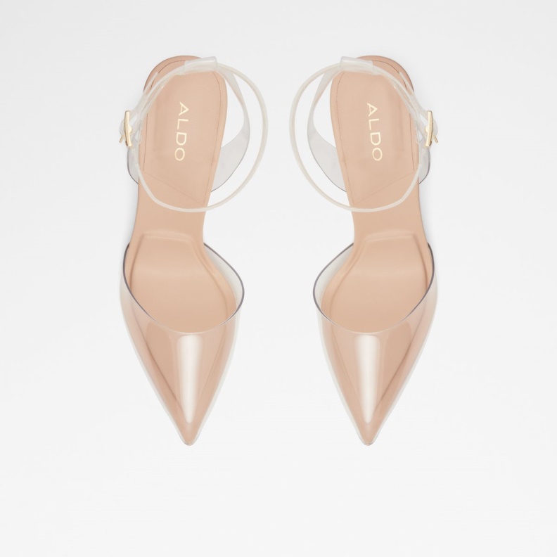 Clear Fashion Aldo Solara Strappy Heeled Sandal Stiletto Heel