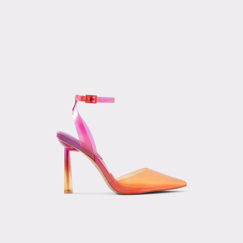 Pink Aldo Fashion Solara Strappy Heeled Shoe Stiletto Heel