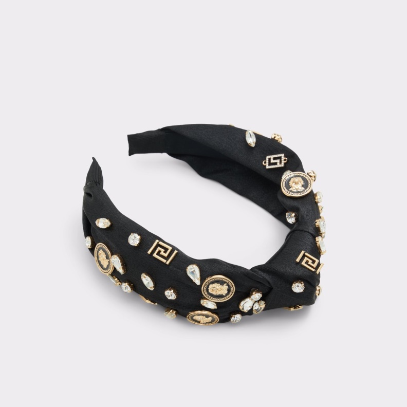 Aldo Fashion Black-Gold Multi Last Chance Sovran Headband