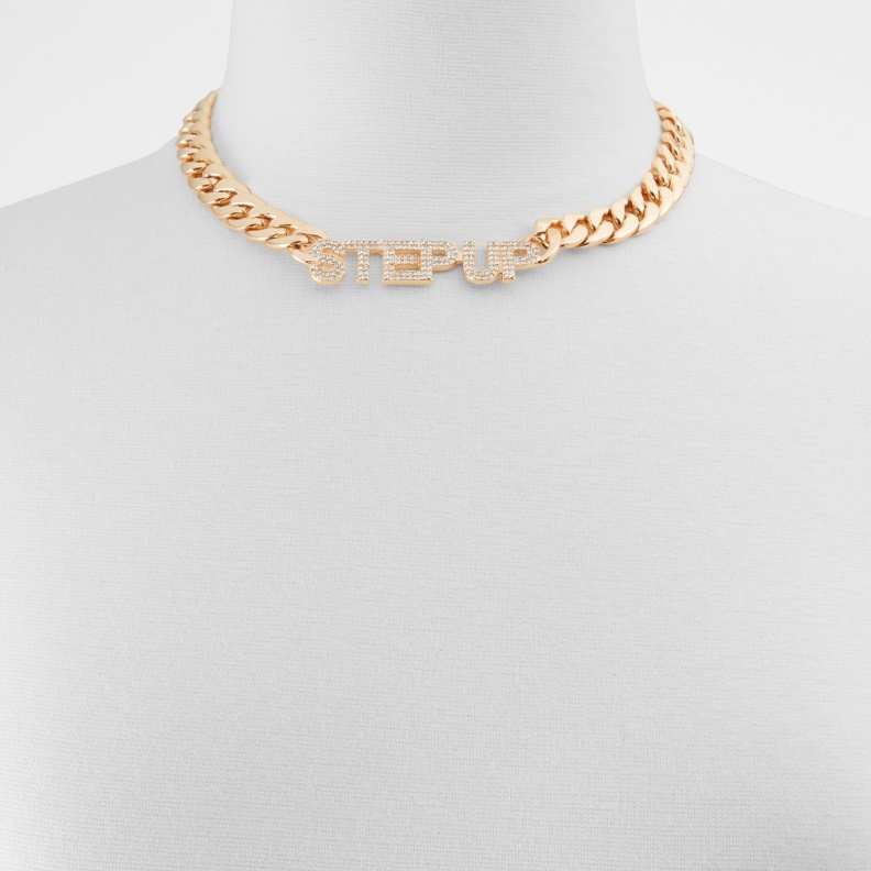 Fashion Gold-Clear Multi Aldo Stepupn Necklace