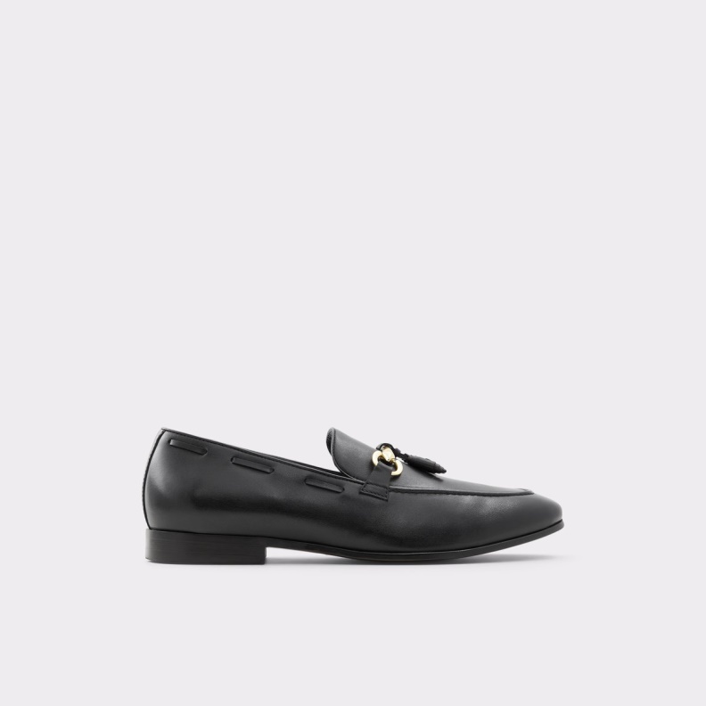 Aldo Fashion Stokhid Loafer Black Leather Smooth