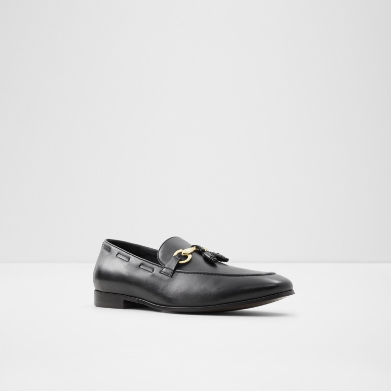 Aldo Fashion Stokhid Loafer Black Leather Smooth