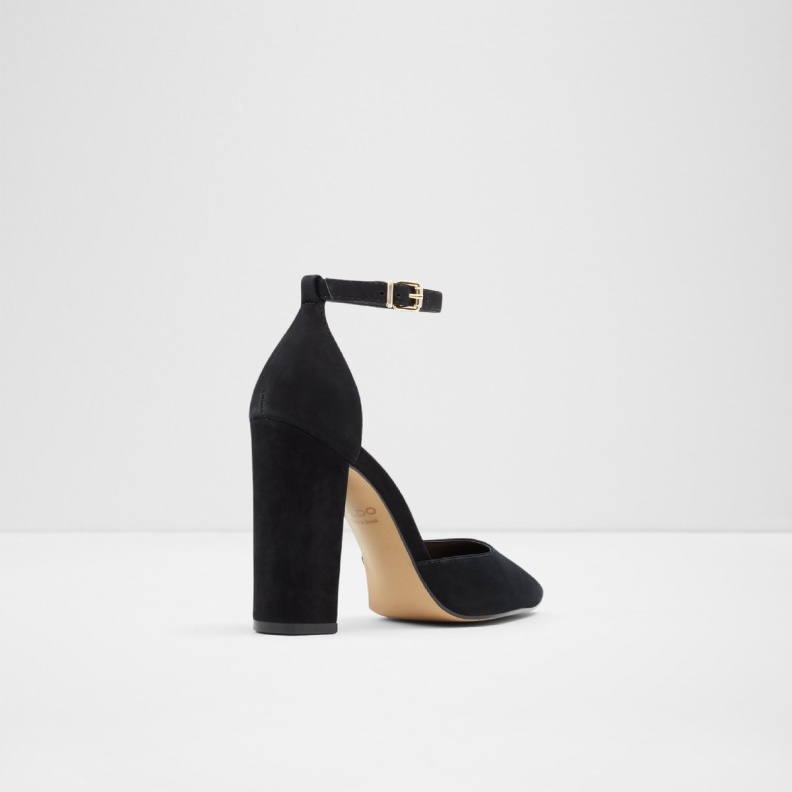 Fashion Aldo Black Susan Strappy Heeled Shoe