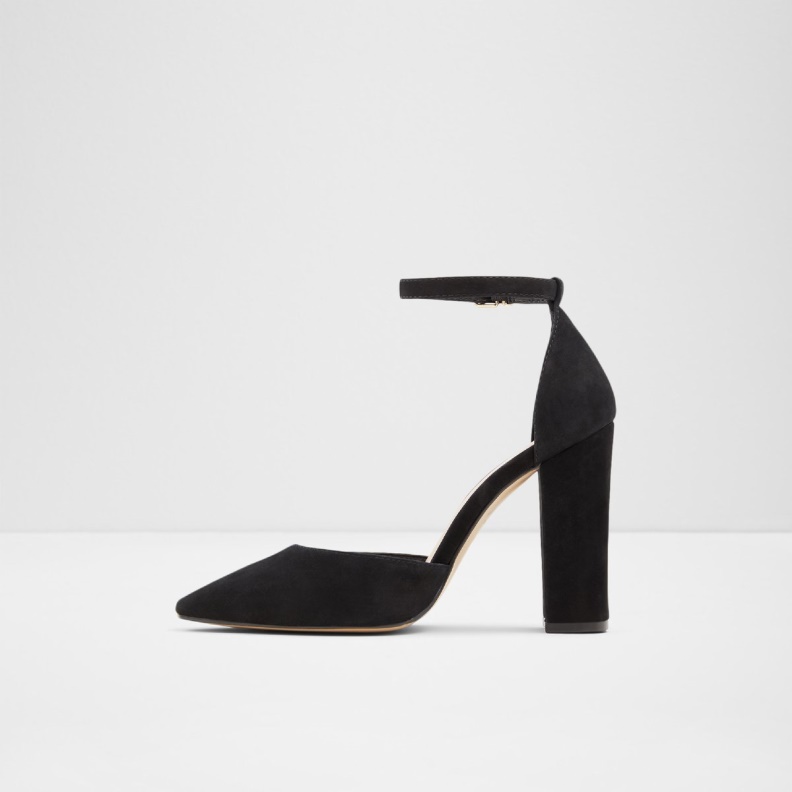 Fashion Aldo Black Susan Strappy Heeled Shoe