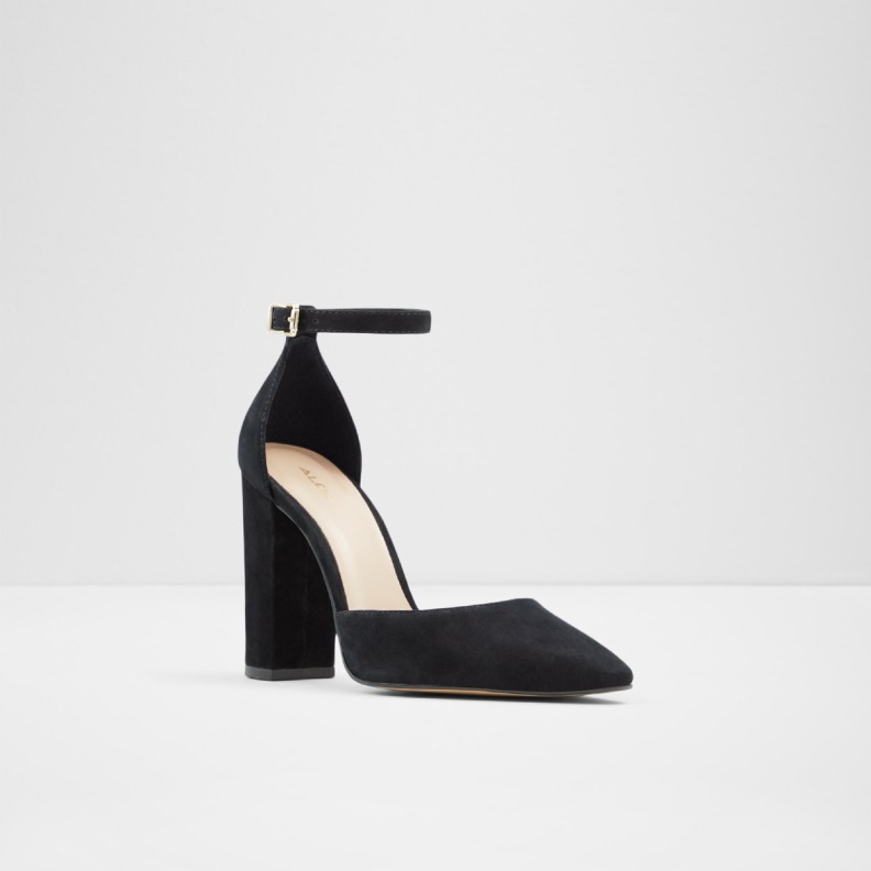 Fashion Aldo Black Susan Strappy Heeled Shoe
