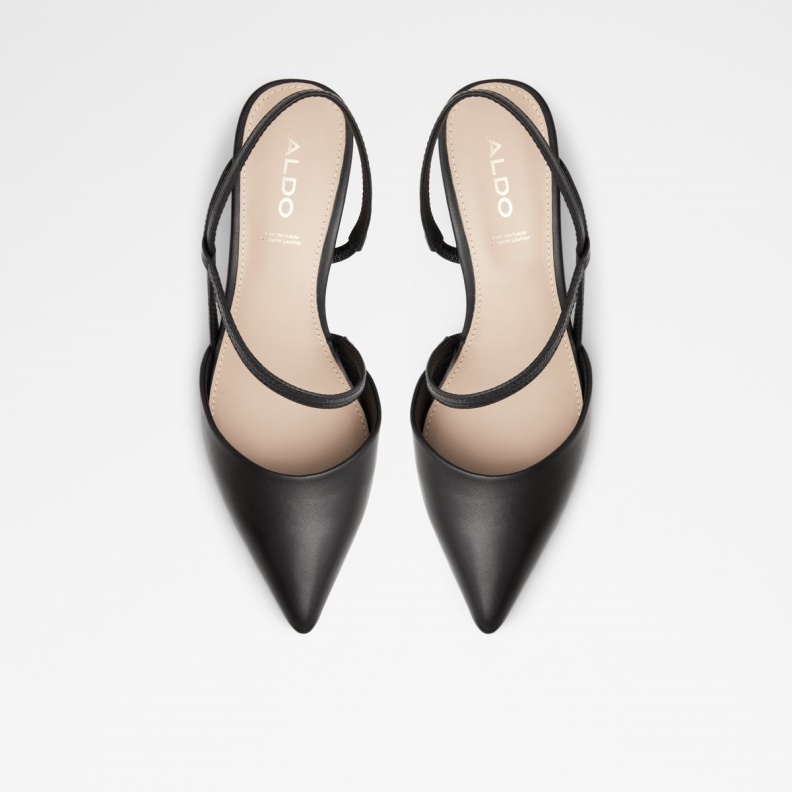 Fashion Aldo Suzette Sling Back High Heel Black
