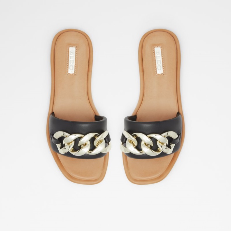 Aldo Fashion Sydling Schwarz Synthetik Glatt