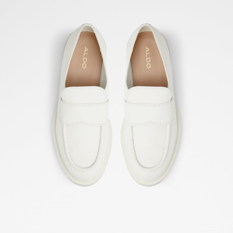 Aldo Fashion Sylla Loafer Lug Sole White