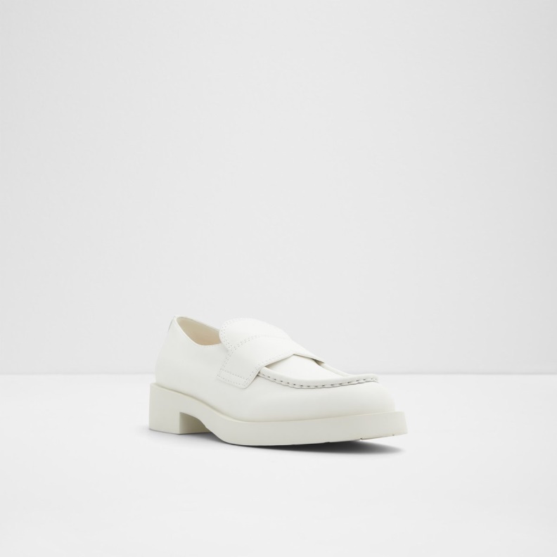 Aldo Sylla Loafer Lug Sole White Fashion