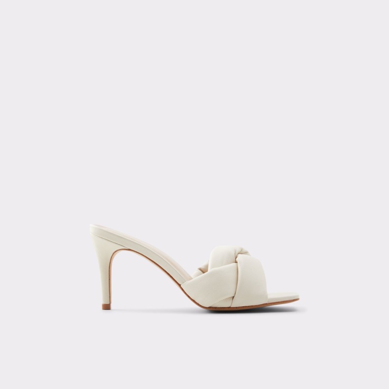 Syngrapha Heeled Mule Stiletto Heel Fashion White Aldo