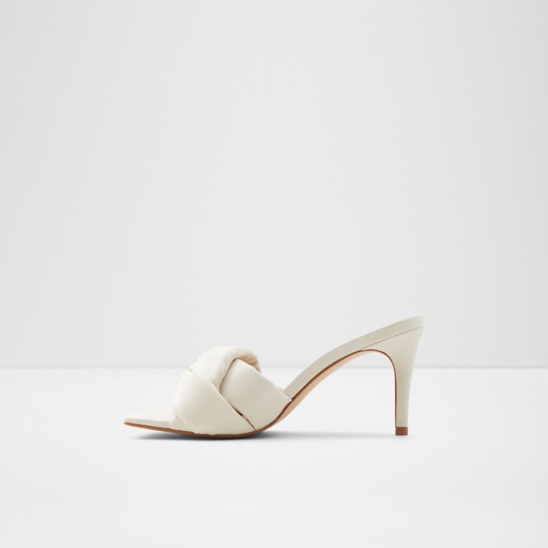 Syngrapha Heeled Mule Stiletto Heel Fashion White Aldo