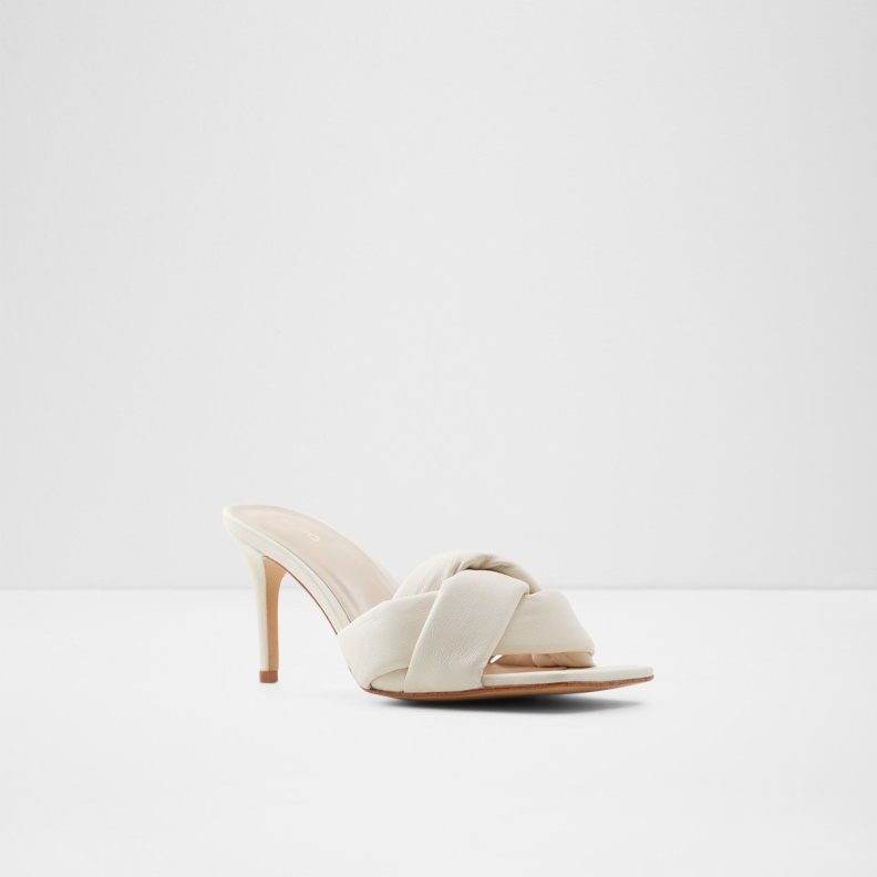 Syngrapha Heeled Mule Stiletto Heel Fashion White Aldo