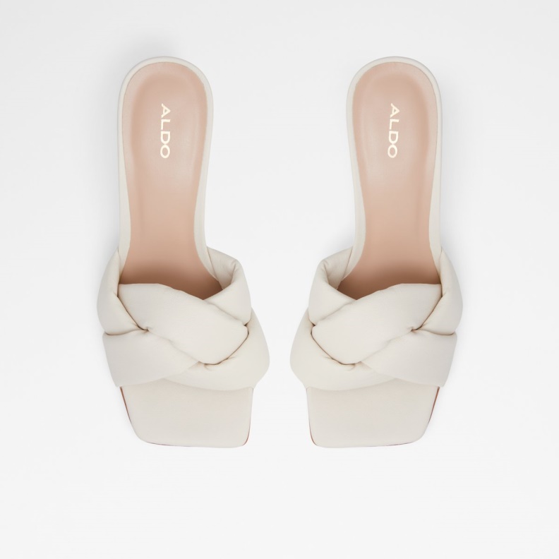 Syngrapha Heeled Mule Stiletto Heel Fashion White Aldo