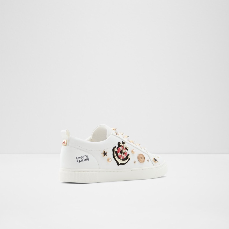 White Aldo Fashion Talaeraen Low Top Sneaker