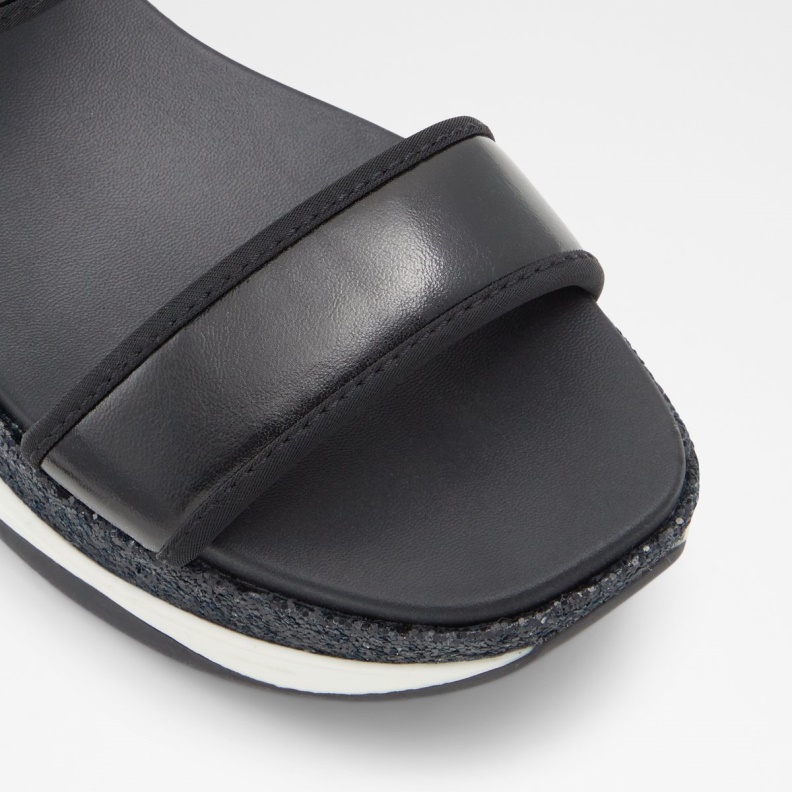 Aldo Black Fashion Talenagyn Wedge Sandal