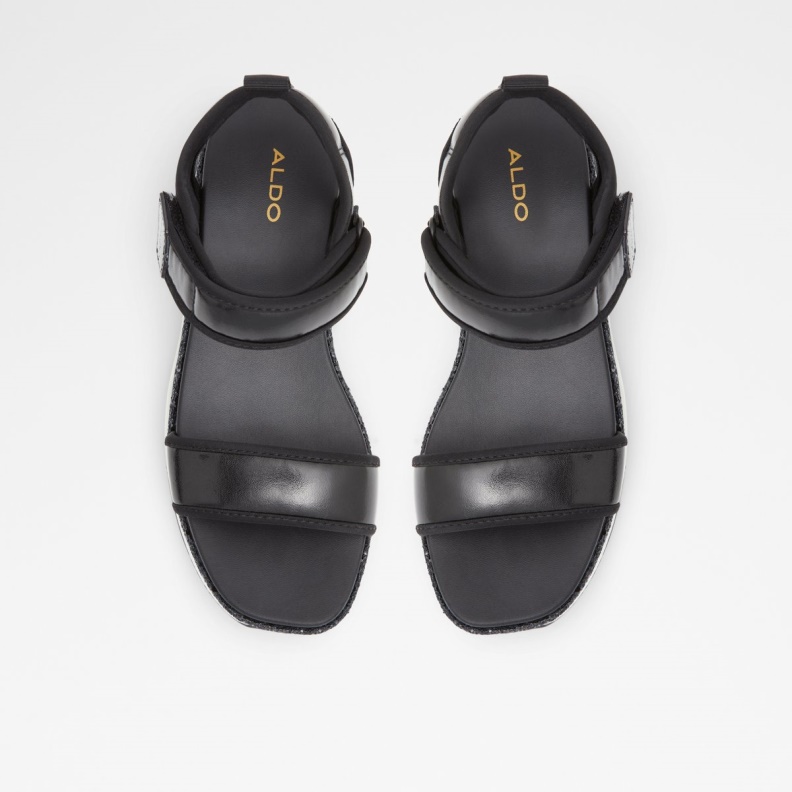 Aldo Black Fashion Talenagyn Wedge Sandal