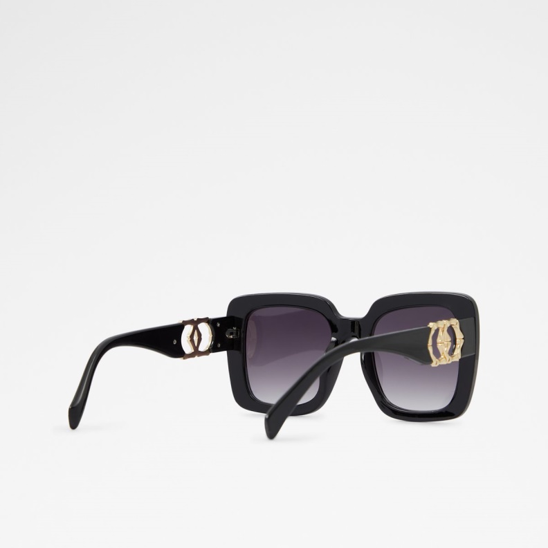 Aldo Fashion Black-Gold Multi Thalin Sunglasses