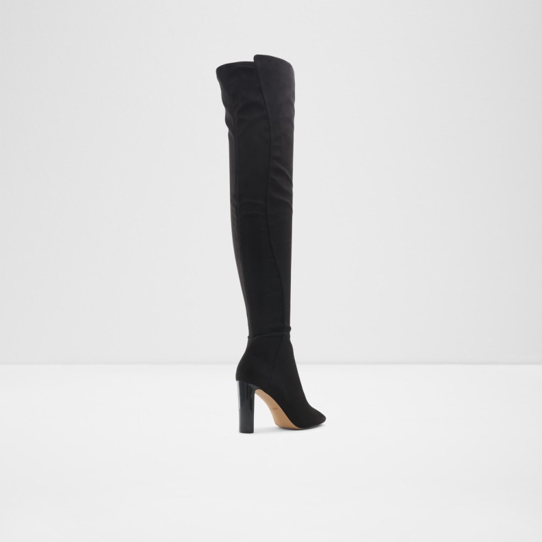 Aldo Thejan Over-The-Knee Boot Black Textile Fashion