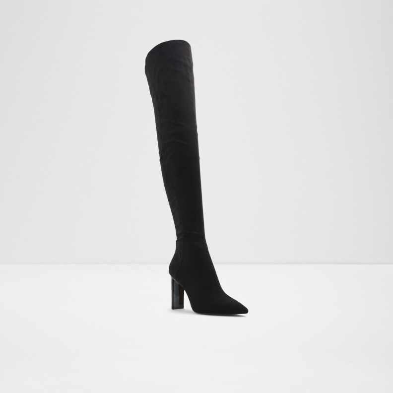 Aldo Thejan Over-The-Knee Boot Black Textile Fashion