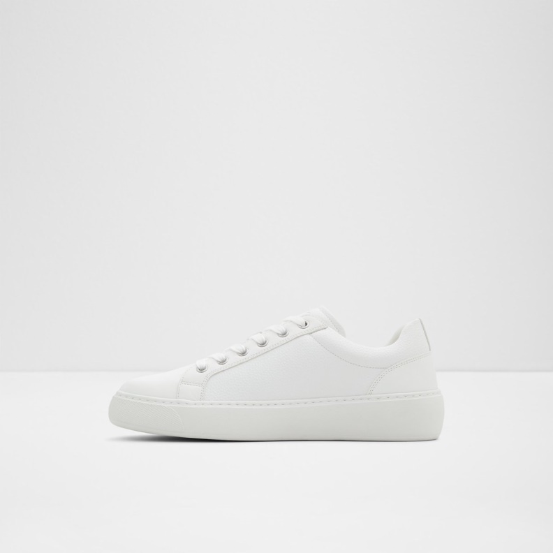 White Theta Low Top Sneaker Cup Sole Aldo Fashion