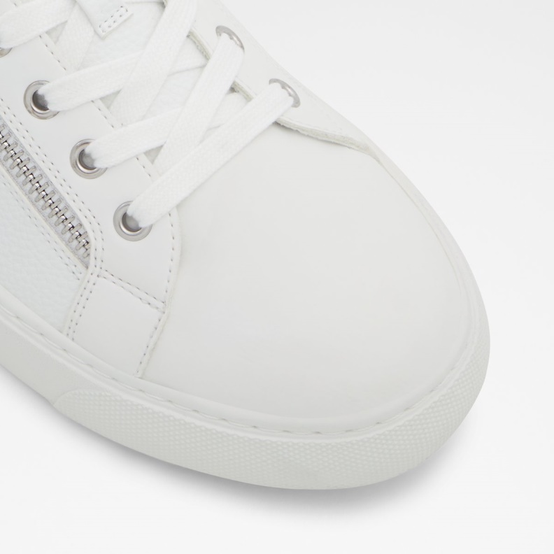 White Theta Low Top Sneaker Cup Sole Aldo Fashion