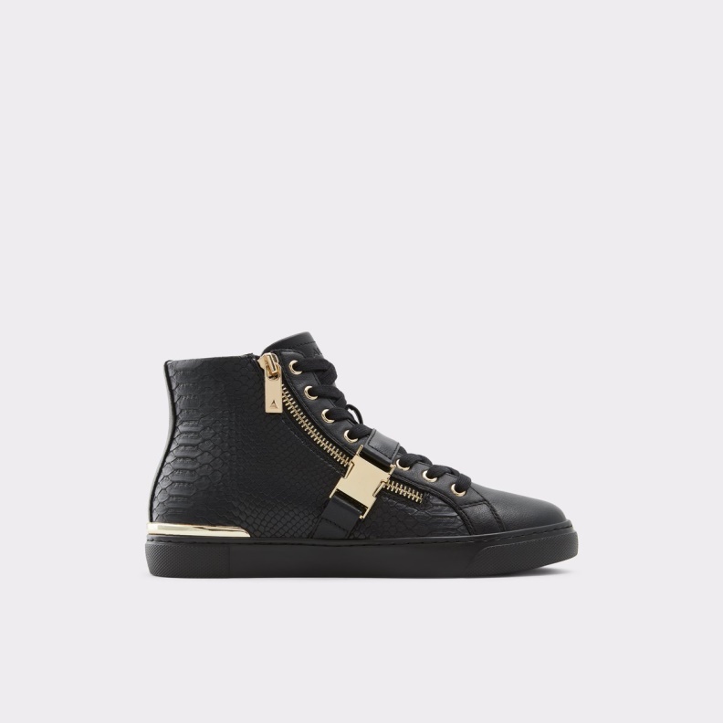 Black Fashion Aldo Tiagatori High Top Sneaker Cup Sole