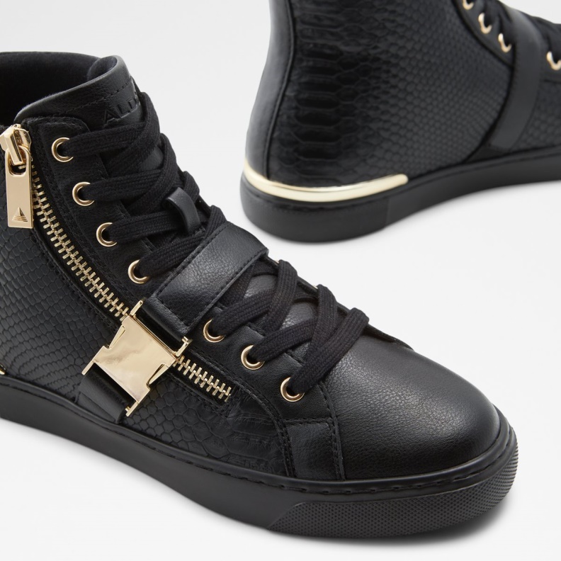 Black Fashion Aldo Tiagatori High Top Sneaker Cup Sole