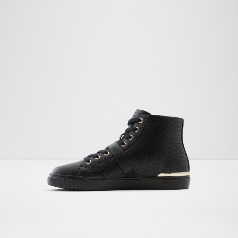 Black Fashion Aldo Tiagatori High Top Sneaker Cup Sole