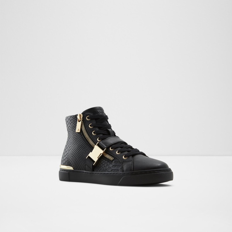 Black Fashion Aldo Tiagatori High Top Sneaker Cup Sole