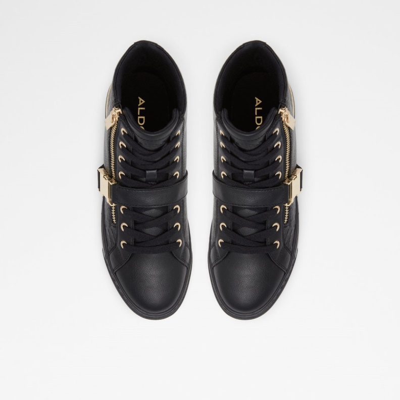 Black Fashion Aldo Tiagatori High Top Sneaker Cup Sole