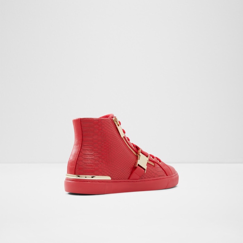 Fashion Red Aldo Tiagatori High Top Sneaker Cup Sole