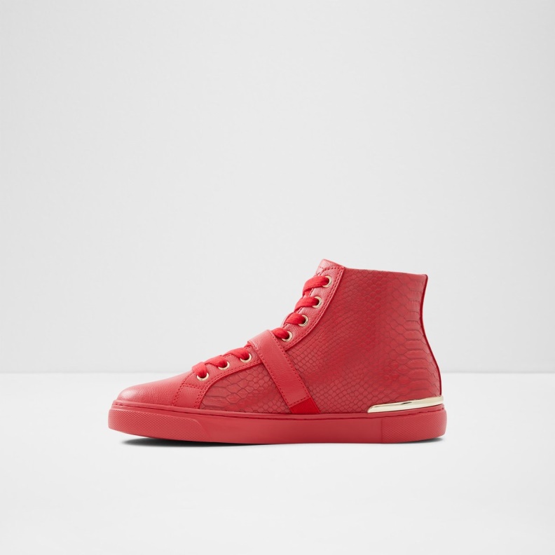 Fashion Red Aldo Tiagatori High Top Sneaker Cup Sole