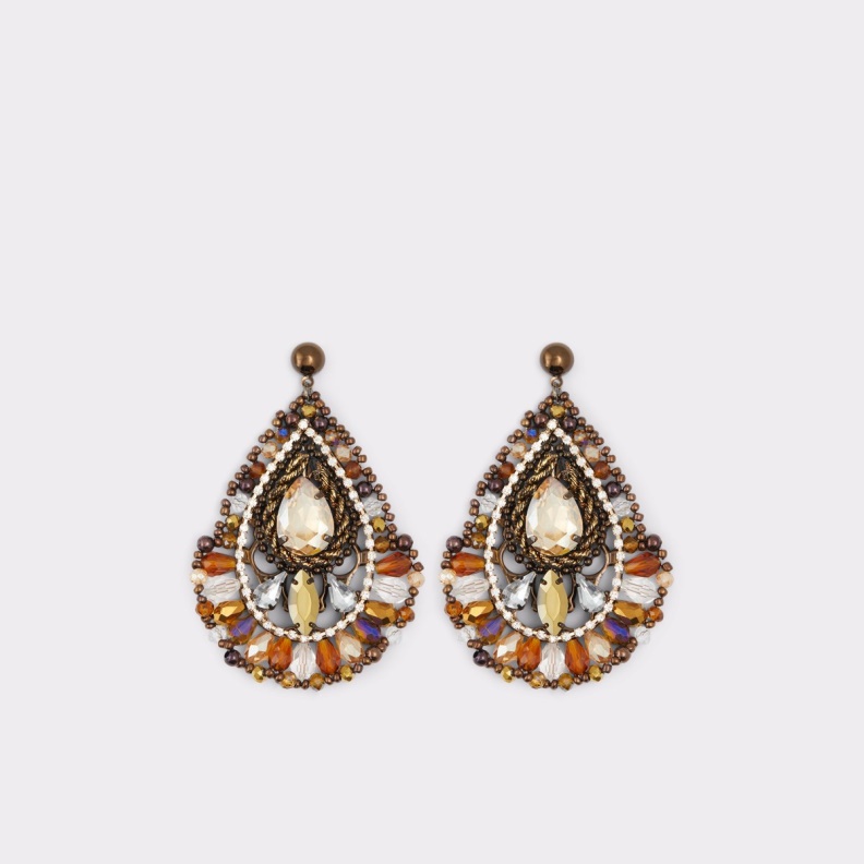 Aldo Fashion Online Exclusive Toama Pendant Earrings Light Brown