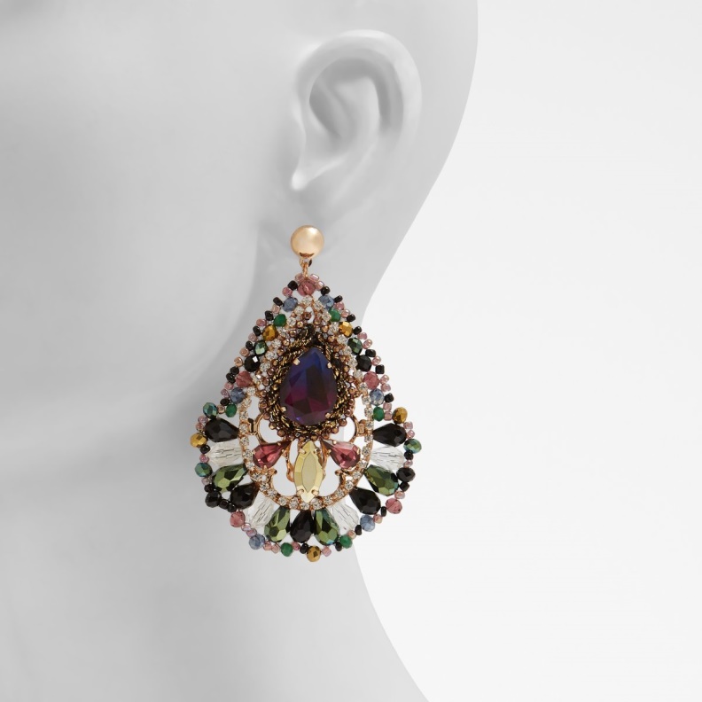 Fashion Aldo Purple Last Chance Toama Pendant Earrings